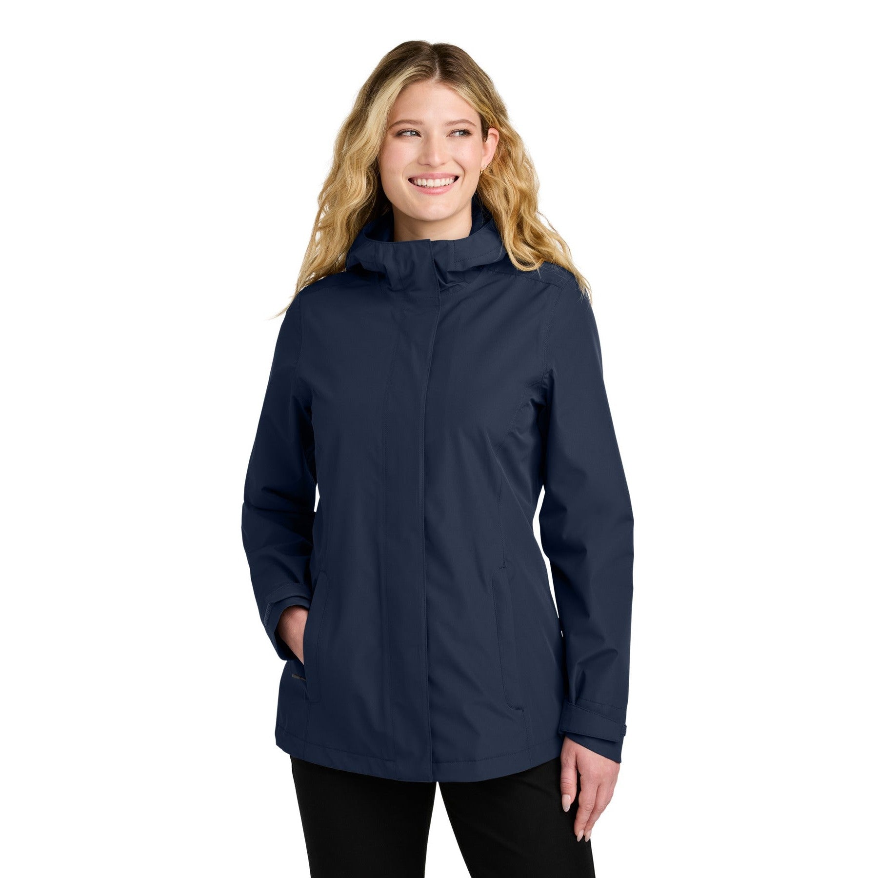 Port Authority-Port Authority® Women's C-FREE® Rain Jacket L714-MedTech-4